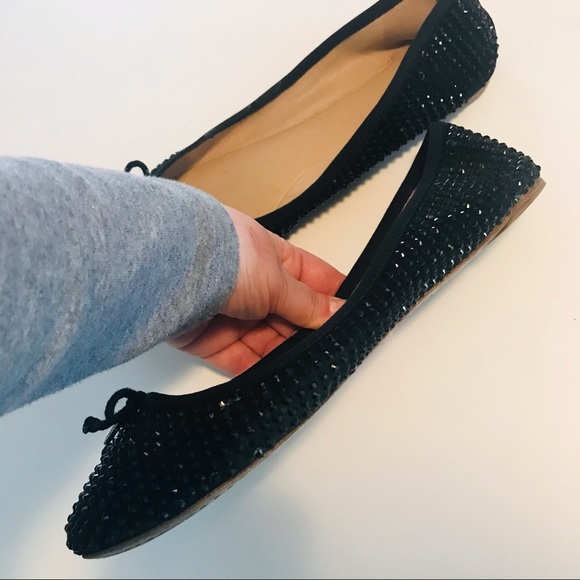 TORY BURCH | black studs on black FLATS | 9.5 - Picture 12 of 14